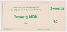 20 MDN Banknote GDR LPG Money