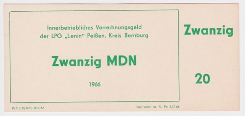 Mdn banknote ddr lpg - mdn, geld