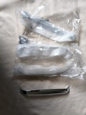 4x Möbelgriffe Küchengriffe BOGENGRIFFE  Schrankgriffe NEU Silbern Glänzend 