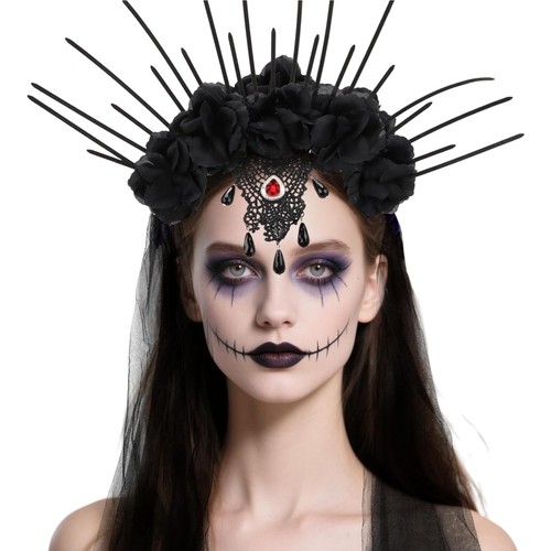 Halloween hexenhut haarreifen - hexenhut,