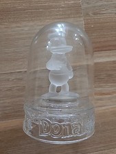 VINTAGE Disney Donald Duck Crystal Glass Globe Figurine West Germany 1985 VTG