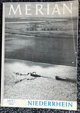 Niederrhein altes Merianheft von 1954