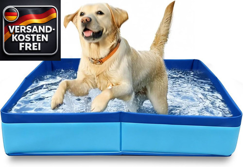 Faltbarer hundepool 50x50cm - hundepool,