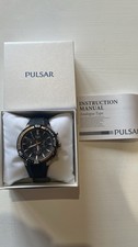 Uhr Pulsar Chronograph 100m NPWA01 Herrenuhr Armbanduhr 