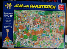 1000 Teile Puzzle v. Jumbo    " Märchenwald  " - Jan v. Haasteren