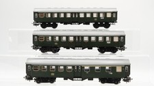 Unbekannt H0 Konvolut Personenwagen mit Mitteleinstieg 1./2.Kl. 2.Kl. grün DB