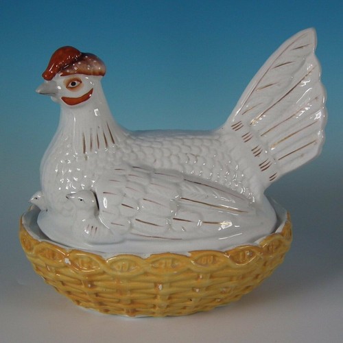 Staffordshire keramik henne - staffordshire,