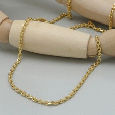 Halskette Kette Gold Ankerkette diamantiert ca. 1,9 mm in 585/14K Gelbgold 50cm