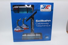 ! SALE ! JC 89294 Jägerndorfer Seilbahn + Gondeln manuell Ischgl Piz Val G. 1:32