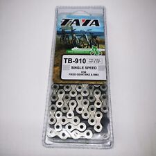 Taya Kette TB-910 112 Glieder Singlespeed BMX Fixie 1/2x1/8 Chain Schwarz/Silber
