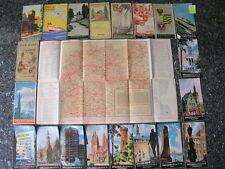 Shell Karte Shellkarte Straßenkarte Tourenkarte Stadtkarte Stadtplan 30er Jahre