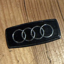 original AUDI Lenkrad Typenschild Emblem Plastik 59x26x3 mm Oldtimer 1968-1977