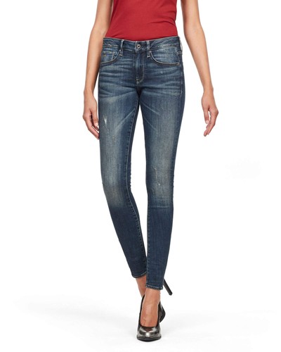 Star damen jeans 3301 mid - damen,