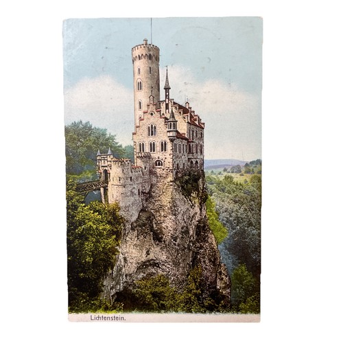 Postkarte burg lichtenstein - ak,