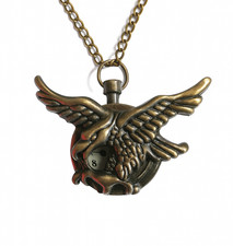 Taschenuhr adler mit kette - taschenuhr,