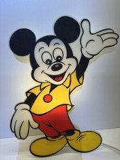 Micky Maus Fanartikel Vintage 80er Wandlampe Disney Lampe 43 cm