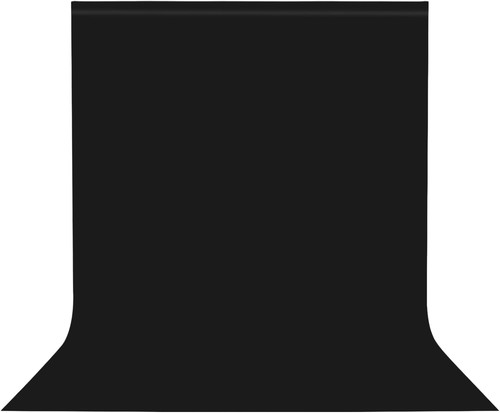 Fotohintergrund schwarz 3x4 - schwarz,, m