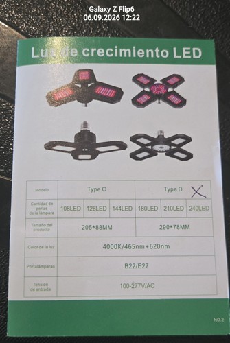 E27 led pflanzenlampe - e27,