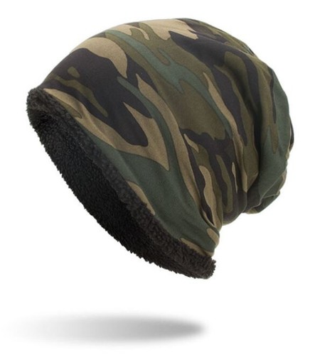 Beanie camouflage mütze grün - beanie,