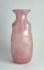 Vase Murano Glas Scavo pink