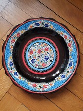 Wunderschöner Wandteller, Teller, handbemalt, S. Özen, sehr guter Zustand