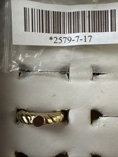 Edelstahl-Ring m. Magnet, Goldauflage Gr. 17, v. Energetix Magnetschmuck Bingen