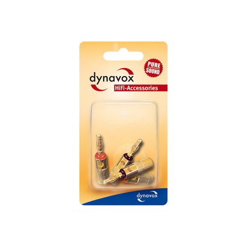 Bananenstecker 4mm vergoldet