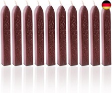 10 Stück Weinrot Siegelwachs