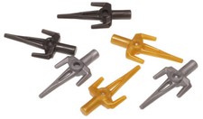 LEGO Ninjago - 6 Dolche Messer in 3 Farben - Silber Gold Perlgrau 98139 NEUWARE