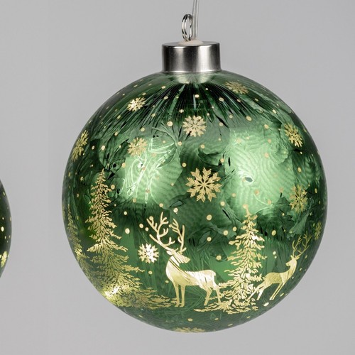 Led deko kugel frosty - led,