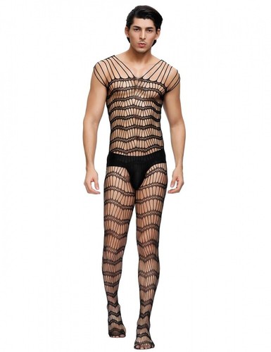 Herren catsuit body - herren, stocking