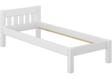 Massivholzbett Kiefer weiß