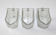 3 Vintage shabby chic Glasschütten, Schütten Glas 50er 60er Retro Küchenschrank