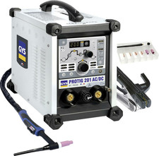 GYS PROTIG 201 AC/DC HF FV WIG-Schweißgerät Inverter 10 - 160 A SIEHE TEXT/FOTO