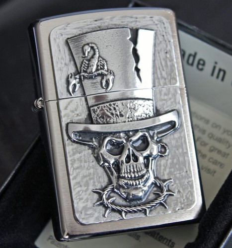 Zippo lighter skull - zippo, ⁕