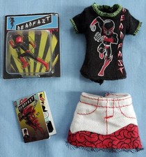 Monster High Dead Fast Ghoulia Yelps Comic Book Fan Deadfast Fashion Set W2555