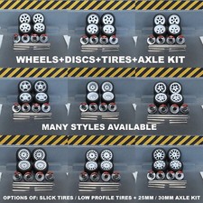 1:64 WHITE WHEELS + DISC +