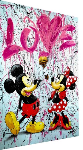 Leinwand bilder micky minnie - bilder,