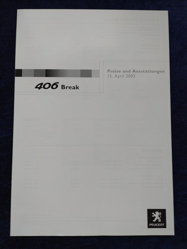 Peugeot 406 break - peugeot,