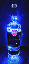 Bacardi Black Rum Flaschenlampe Nachtlicht Stimmungslampe