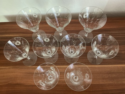Alte zarte weingläser gistl - 9,