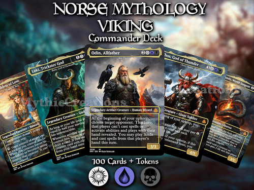 Norse mythology mtg commander - norse,