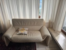 De Sede DS-2011 Sofa, 161 cm x 83 cm x 83 cm, Leder-Farbe: Off-White 2812