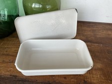 C0056 Emaille Schüssel mit Deckel | Email Waschbecken | Wanne alt RAR