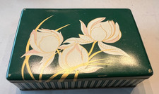 Alte Blechdose Bahlsen Keksfabrik Leer Sammlerstück Deko Hannover 19cm Blumen