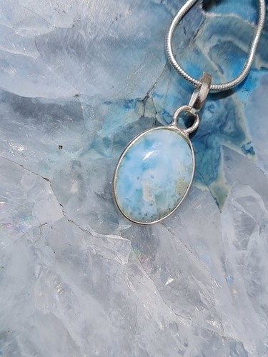 Larimar anhänger - larimar, +