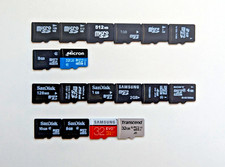 micro SD SDHC SanDisk Transcend Samsung 128 512 MB 1 2 4 8 32 64 GB