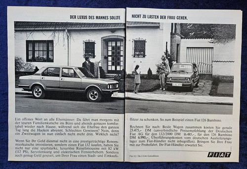 Fiat 132 und - , bambino