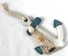 Deko Holz Anker 17cm mit Haken