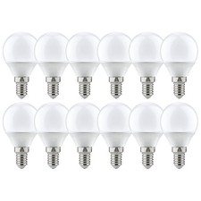 12 x Paulmann LED Leuchtmittel Tropfen 5,5W = 40W E14 matt 470lm warmweiß 2700K